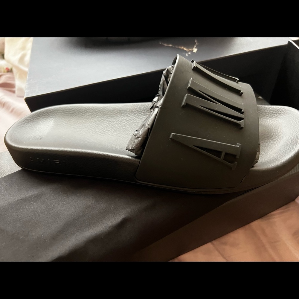 Amiri men slides brand new